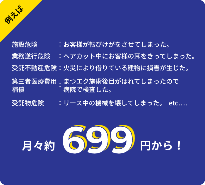 月々約699円から！